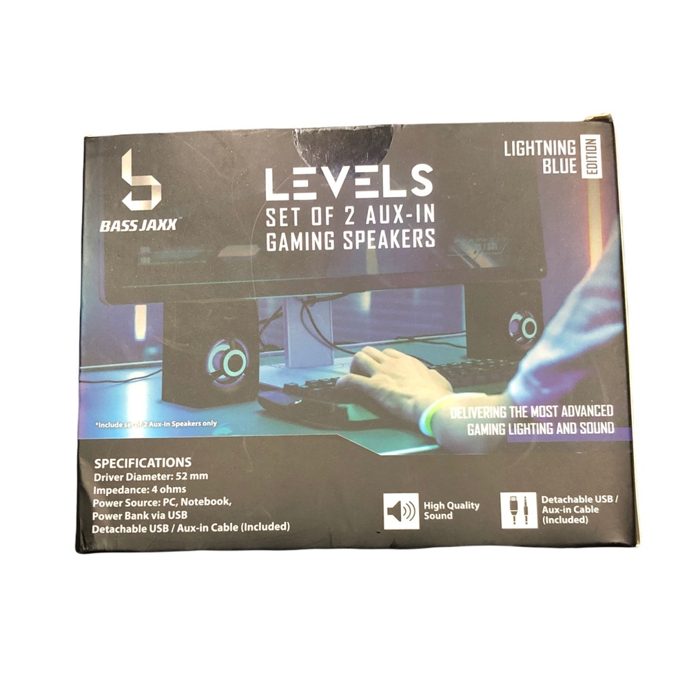 Bass Jaxx - Levels set of 2 Aux - In Gaming speakers